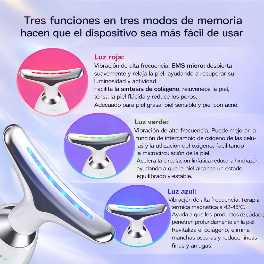 Masajeador facial lifting EMS
