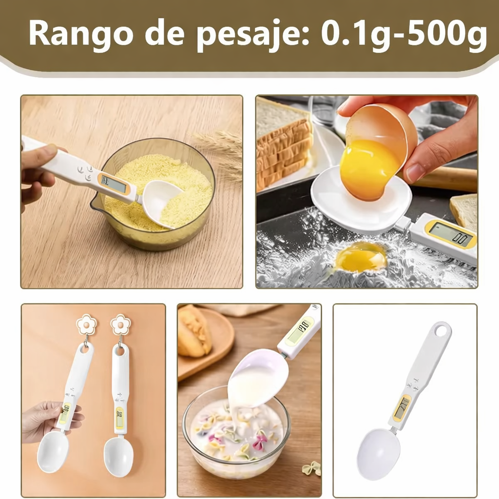 Cuchara Digital de Alta Precisión 500 g/0.01 g